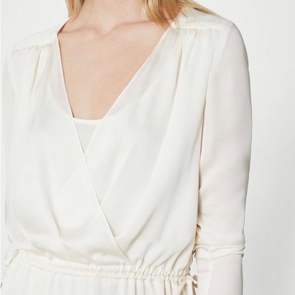 Bcbgmaxaria Cream Satin Dress - Picture 3 of 3